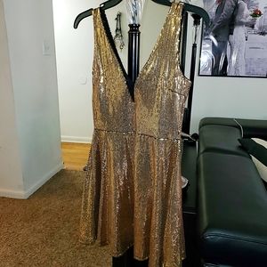 Golden dress
